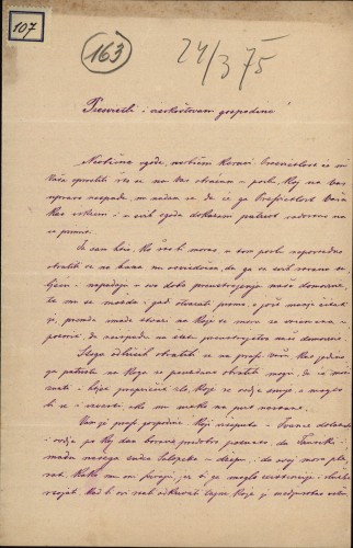 107 | Pismo Brooza Ivanu Kukuljeviću