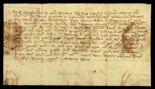 V-40: Kralj Sigismund odgađa sa 6.-13.I.1430. predočenje dokumenata Elizabete od Zabočine i Katice i Klare od Jakopovca u parnici s gradom Varaždinom