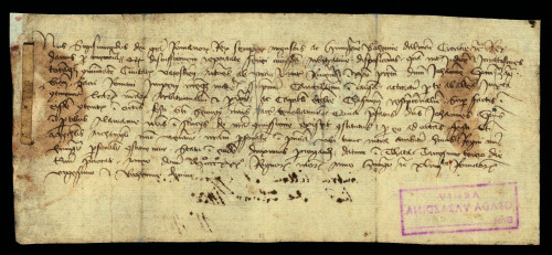V-59: 1.Kralj Sigismund odgađa parnicu između grada Varaždina i Zagrebačkog biskupa Ivana za 29.IX.-6.X. 1430.