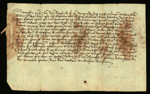 V-54: Čazmanski kaptol izvješćuje kralja Sigismunda, da je pozvao pred njega za 24.IV.-1.V. 1430.