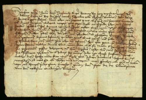 V-53: Čazmanski kaptol izvješćuje kralja Sigismunda, da je pozvao pred njega za 24.IV.-1.V.1430. Klaru, unuku Nikole, od Jakopovca u parnici s gradom Varaždinom
